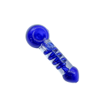 Color Accented Glycerin Swirl Spoon / Blue